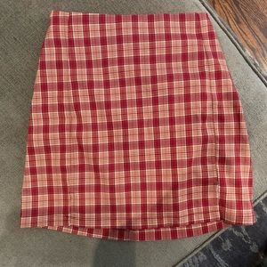 John Galt red plaid skirt!! ❤️